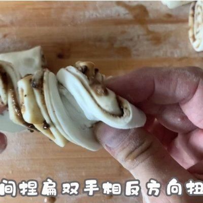 面团|#巨下饭的家常菜#麻酱红糖花卷