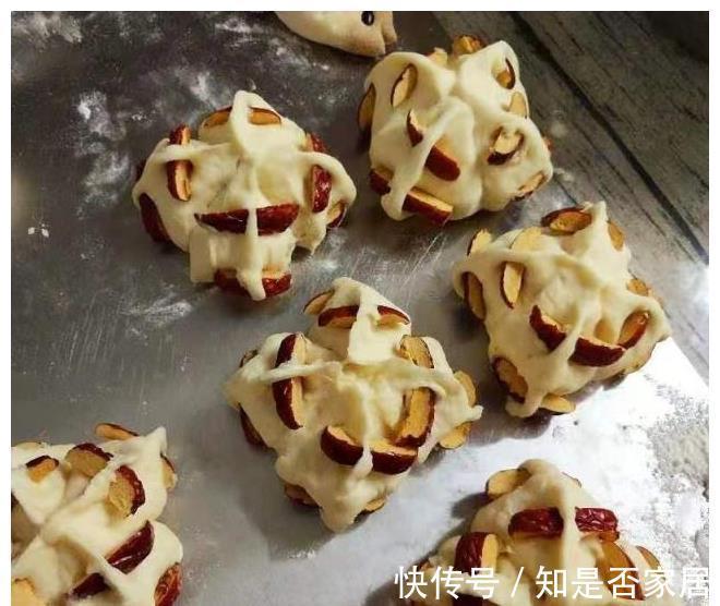 制作过程|蒸一锅红枣开花馒头,枣香十足好看又好吃,营养健康又美味