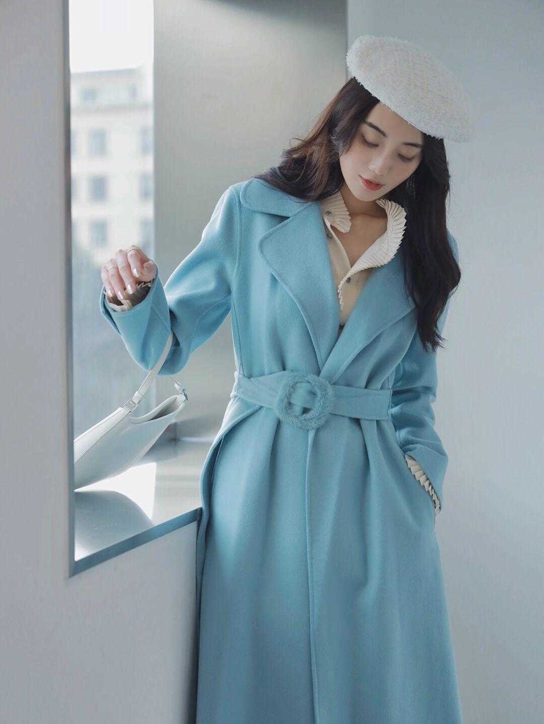 博主|大衣穿不出女人味不要怕,入手这款收腰款大衣,上身秒有小蛮腰