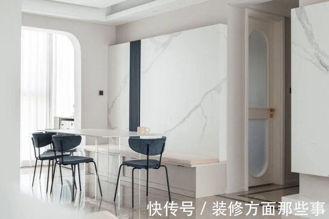 电视背景|125平温暖三居，家里电视背景和餐桌竟然都是悬浮的！