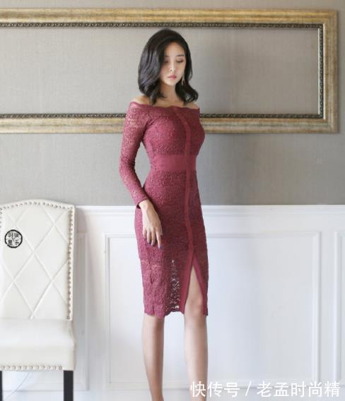 长裙子 高跟鞋的长发的女神,这身材让裙子更加好看了!