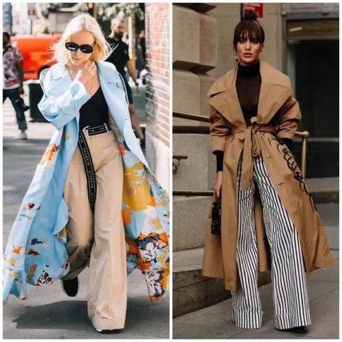 外套+裙子，大衣+阔腿裤，这三组CP显瘦又时髦，非常适合微胖女生