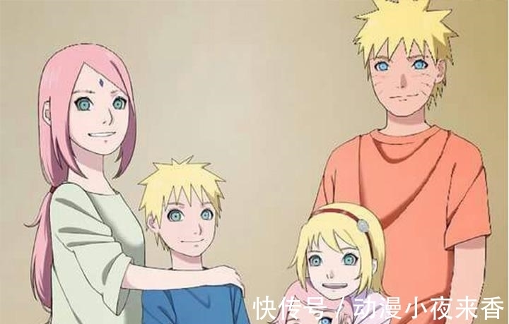 鸣樱党|火影:鸣人小樱结为夫妻,并育有3个孩子,鸣樱党大呼过瘾
