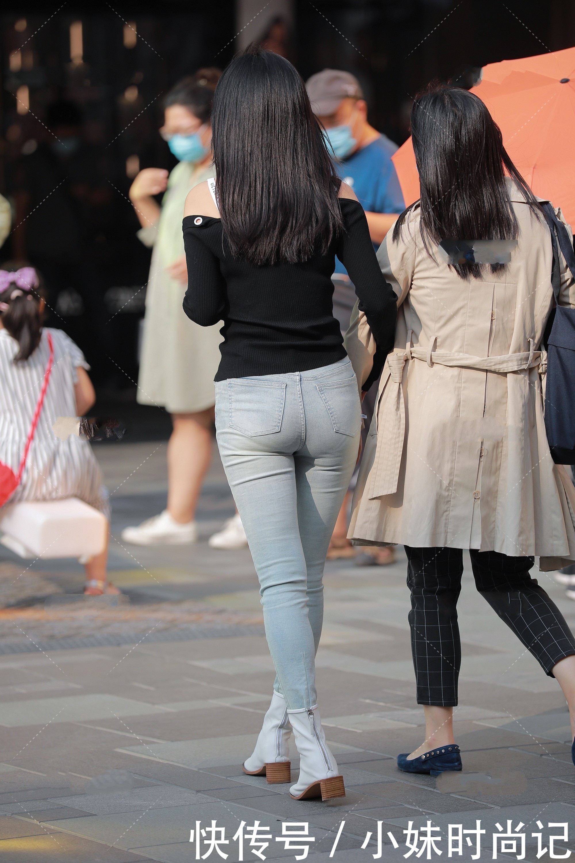 街拍一字肩穿搭指南就在这里,秀出我们的魅力肩膀吧