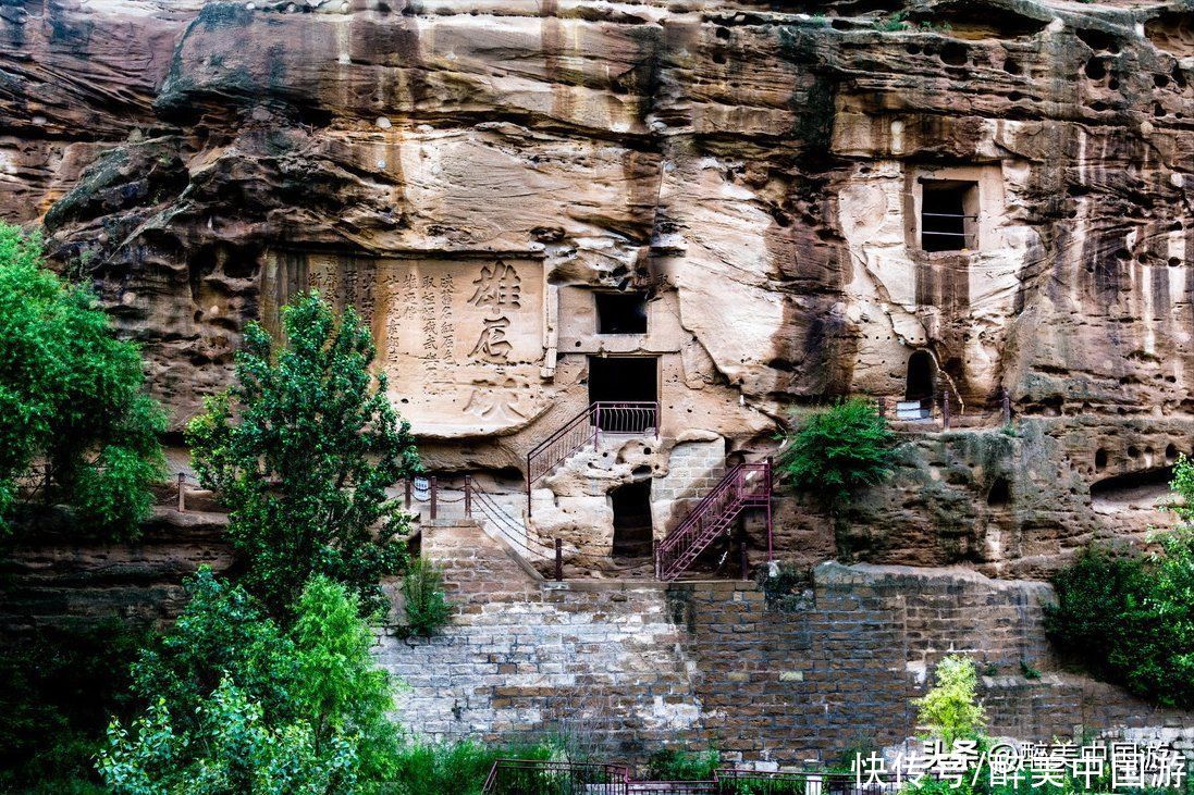 榆林|畅游红石峡景区，河水穿峡，峡谷幽深，摩崖石刻，蔚为壮观