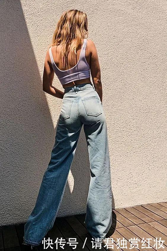 直筒牛仔裤|什么样的牛仔裤,能让腿粗的女生都爱不释手
