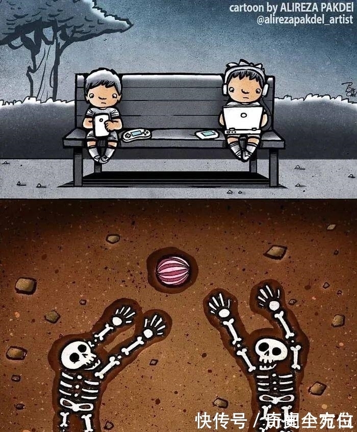 人性|17幅描绘人性的插画,赤裸裸的现实,刺痛我们的神经