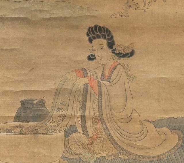 年前|这幅650年前的古画,男人看书喝肉汤,2个女人帮助一起炖肉