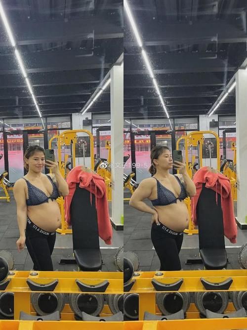 深蹲|9个月孕妇,生产前夕挺巨肚做负重40斤做深蹲!网友:震惊我全家