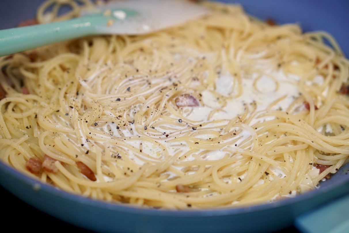 奶香四溢的意大利面,简单易学,新手也能一次性成功!