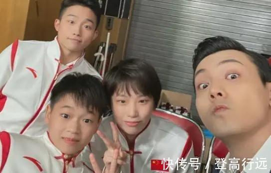 全紅嬋參加北京冬奧會特別節目的錄制彩排遇陳偉霆，聊天走錯路