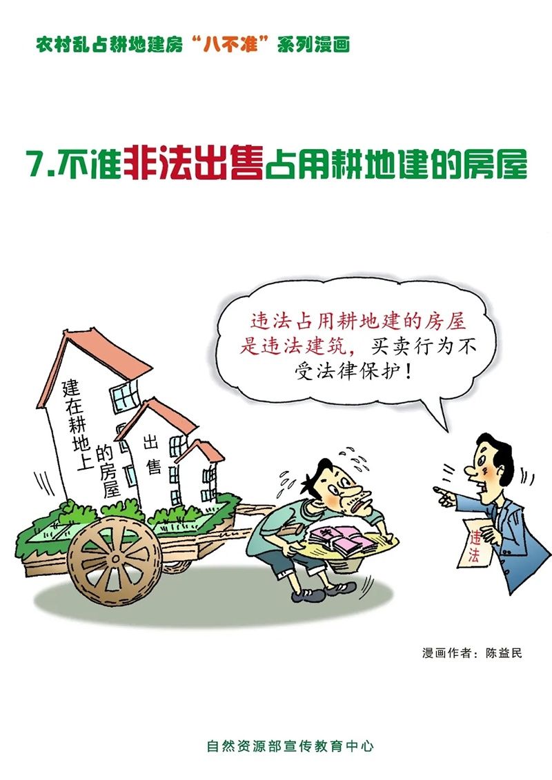 农村乱占耕地建房“八不准”|漫画图解 | 图解