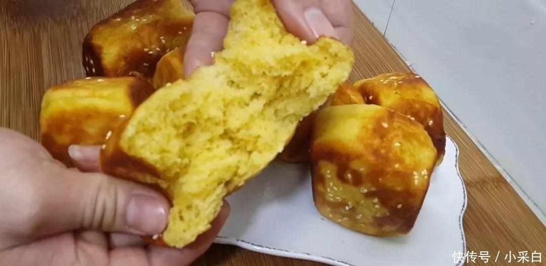好吃|红薯最好吃的做法,不用油炸,老婆说比面包还好吃,放凉也不会硬