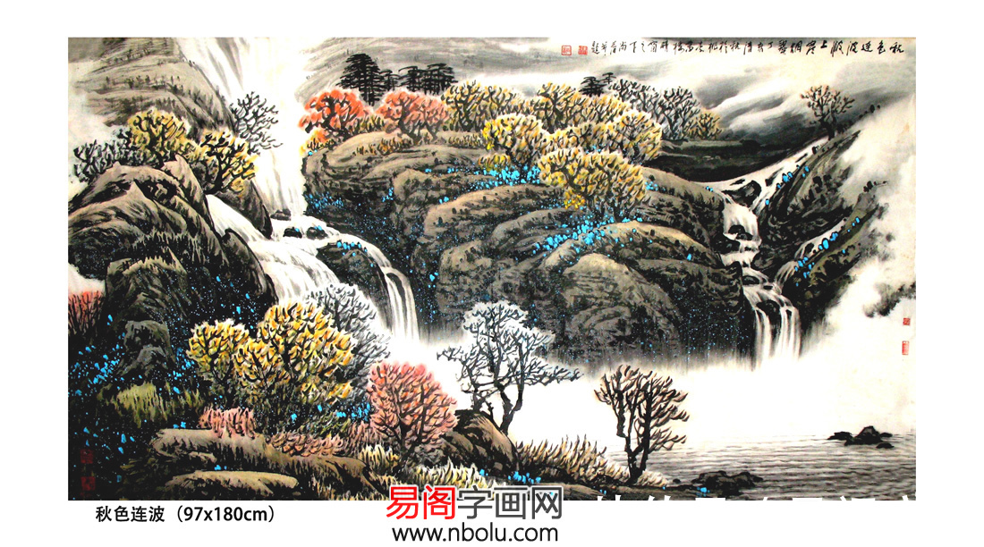 山水画!画家朱尚春 笔墨老辣 丹墨顽童