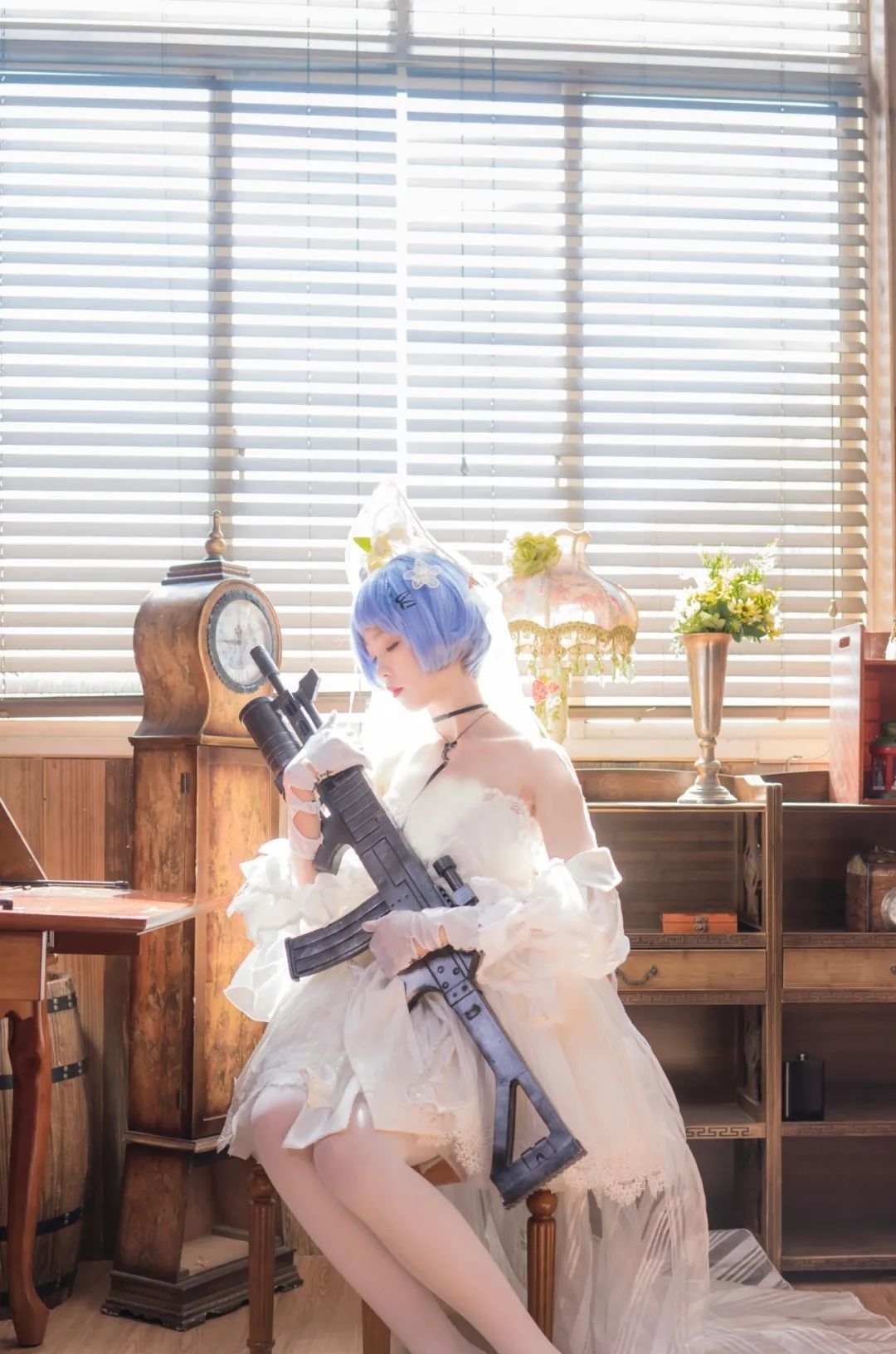 少女前线|cos:少女前线花嫁cos正片,指挥官,准备战斗吧