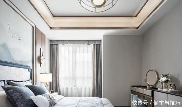 新中式|130平现代中式风格,烟灰蓝的中国风,比新中式更清爽明亮!