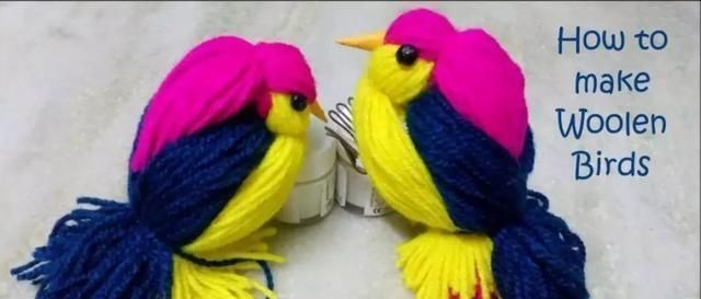 DIY|织毛衣剩下一点毛线,留着做什么DIY小鸟玩偶吧,孩子可喜欢了