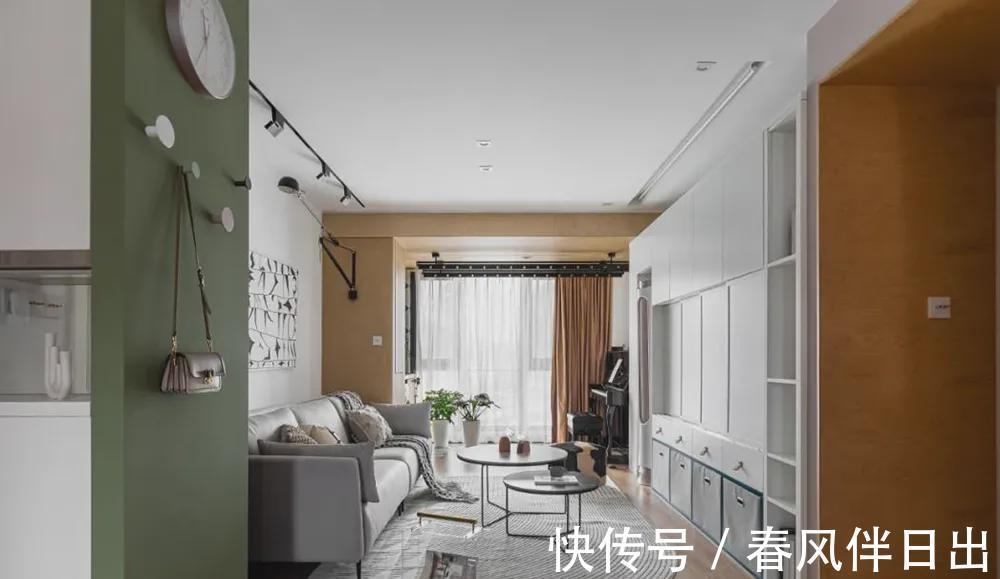 厨房|98平二手房改造,色彩童心满满!趣味温柔时光,体验家的幸福点滴