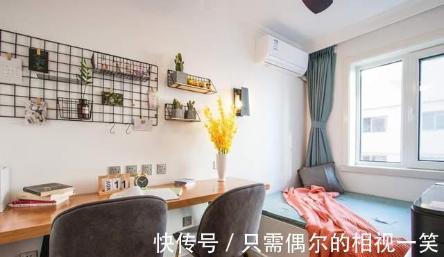 精致|50m2老破小爆改：餐厨合并功能叠加，一居改两室，精致又清新！