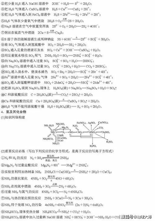 高考化学：“二轮复习”必背知识点大全！开始复习！