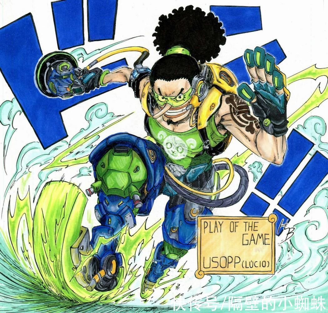 小蜘蛛|当《海贼王》撞见“守望先锋”!女帝、娜美我爱了,山治够帅