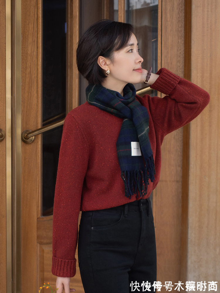 高领 冬天还是穿“毛衣”最百搭,选这4款搭配阔腿裤、半身裙,真高级