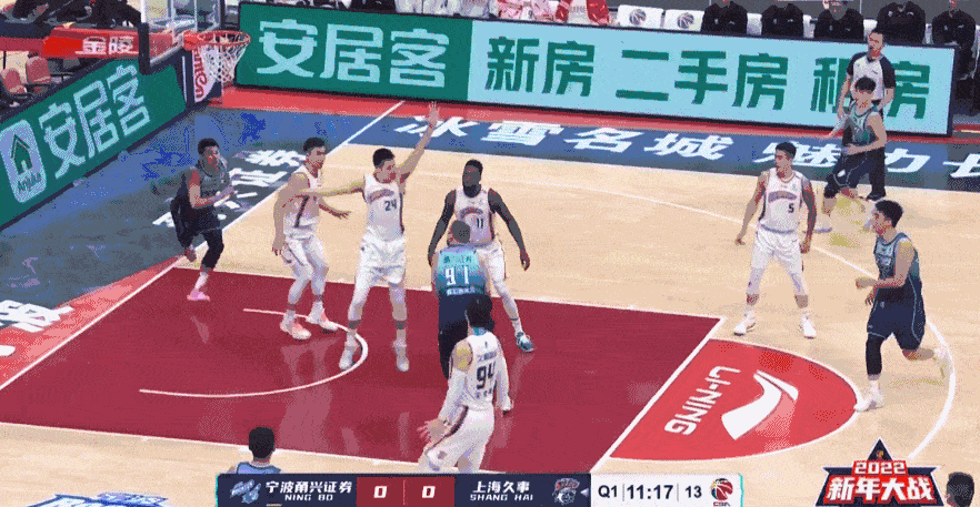 上海男篮|王哲林6分6助!郭昊文率六人上双 上海轻取宁波获四连胜