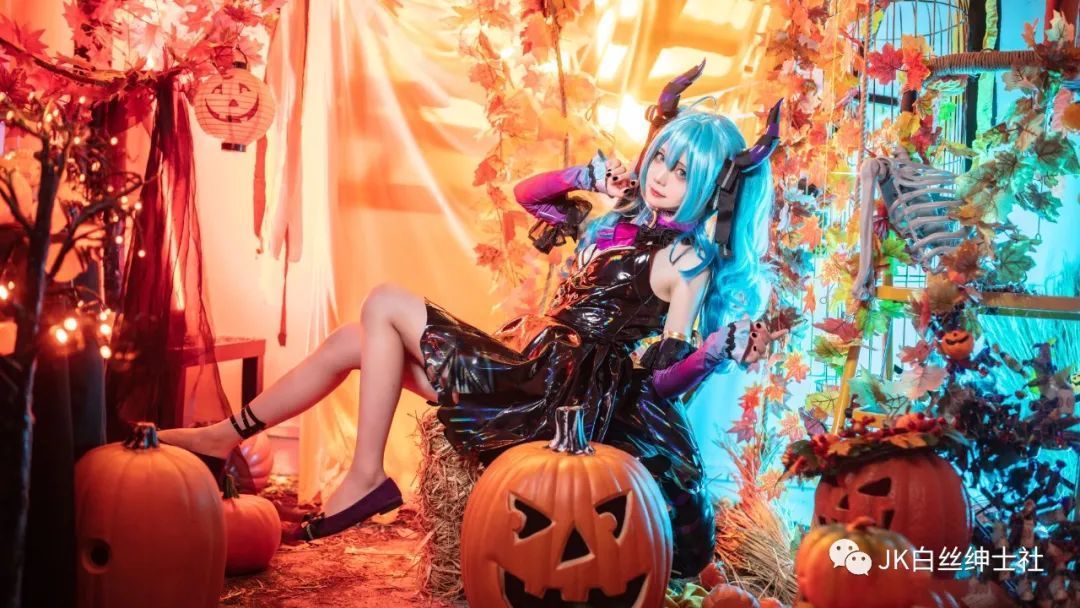 cos:?初音小恶魔cos正片@皖鸽鸽