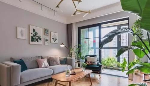 温莎床|88㎡清新北欧3室2厅,小房子是植物天堂,小日子就该清新又温暖