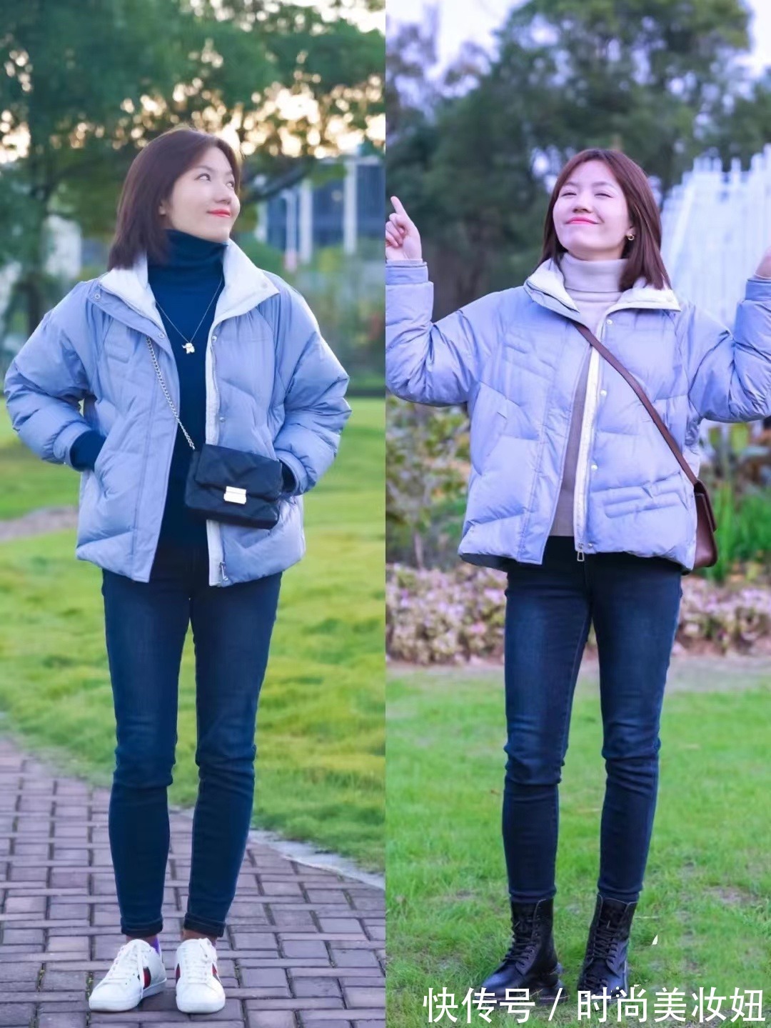 保暖 这才是“120斤”真实的穿搭,保暖又实用,适合微胖女生借鉴
