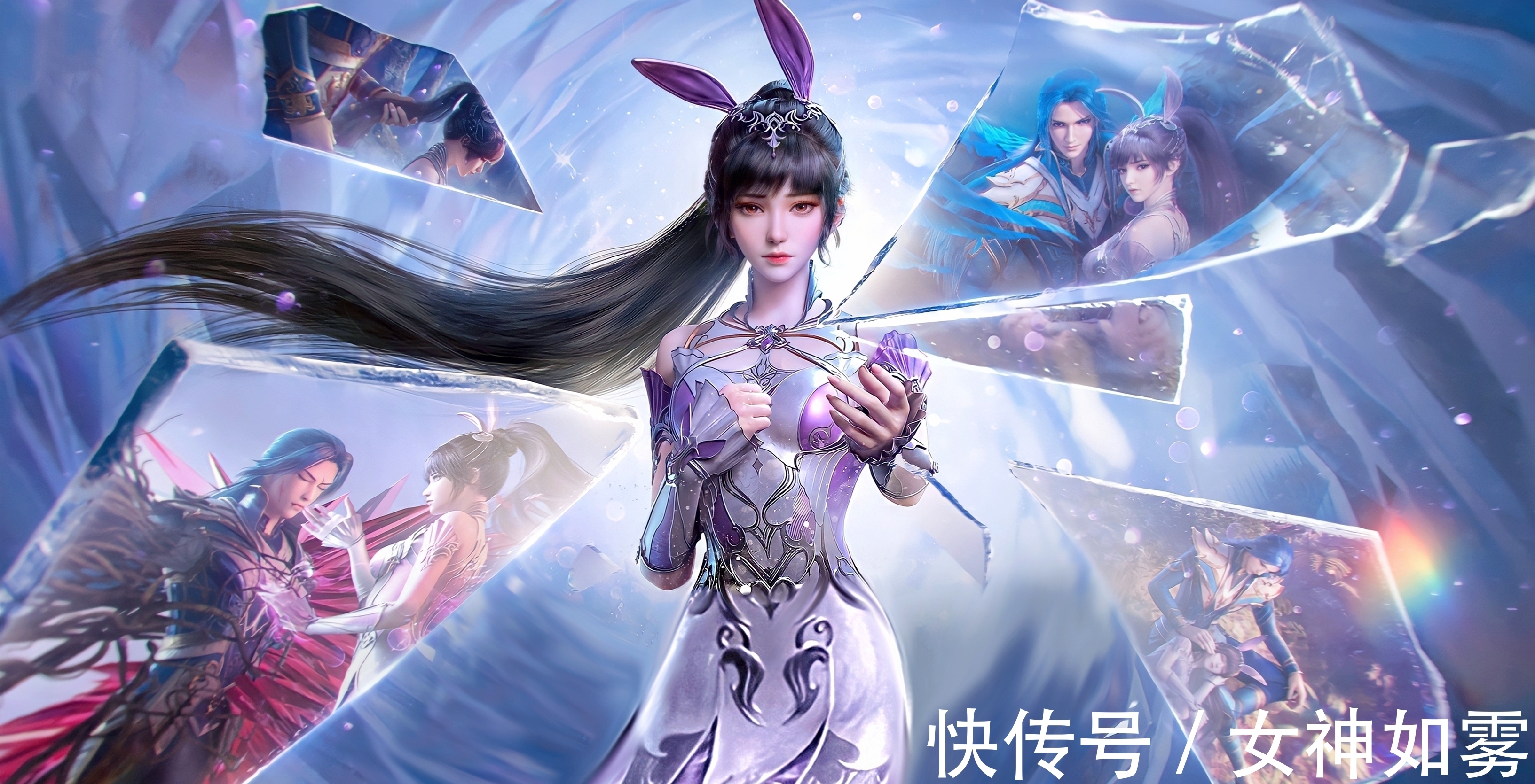 海妄|斗罗大陆:唐三“入魔”瞬间白发,挑染三哥散发登场
