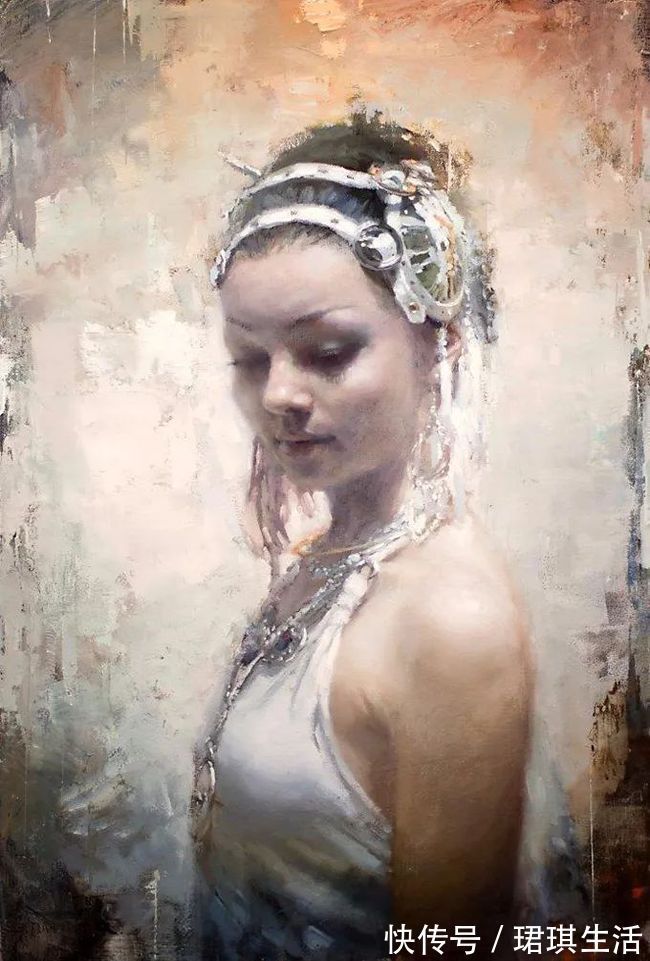 艺术家$艺术家杰里米·曼恩的油画,颜色既生动又大气!