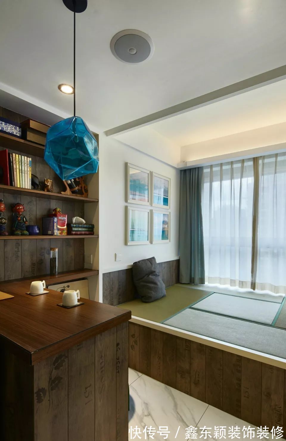 混搭|106平米的三居室,简约混搭风装修,厨房的设计特耐看!