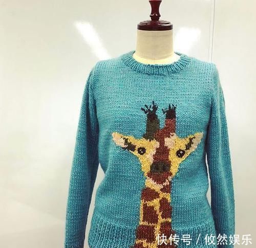 erikato#把编织玩出新创意,棒针、钩针结合起来,提花也能用钩针表现