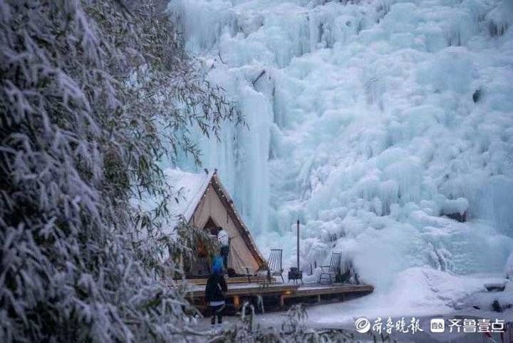 大年初|立春好兆头，济南南山虎年首雪靓丽动人