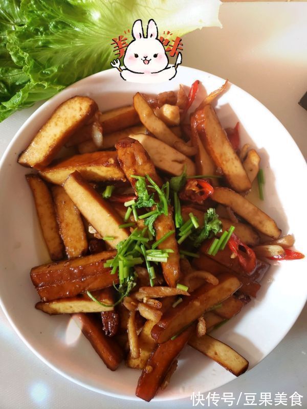 做法|史上最好吃的豆腐干炒肉丝做法