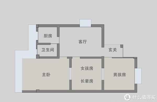 餐边柜|58㎡老破房神级爆改，暗藏27m3收纳，还能轻松住下五口人！