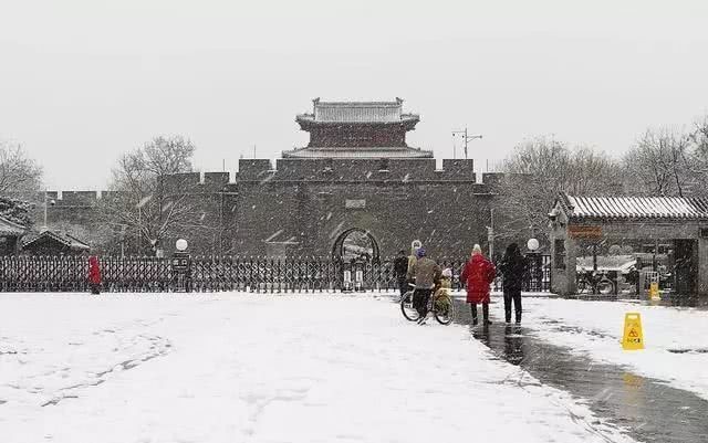 企鹅|图看大北京│宛平古城雪纷飞
