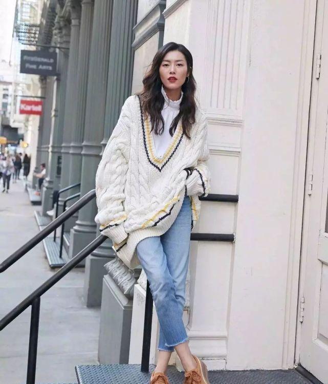 针织裙 秋冬搭配不容错过!一件毛衣照样穿出时尚敢感,慵懒知性又高级