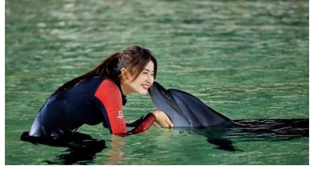 综艺节目|金子涵,综艺节目泳池剧照,惊艳美貌