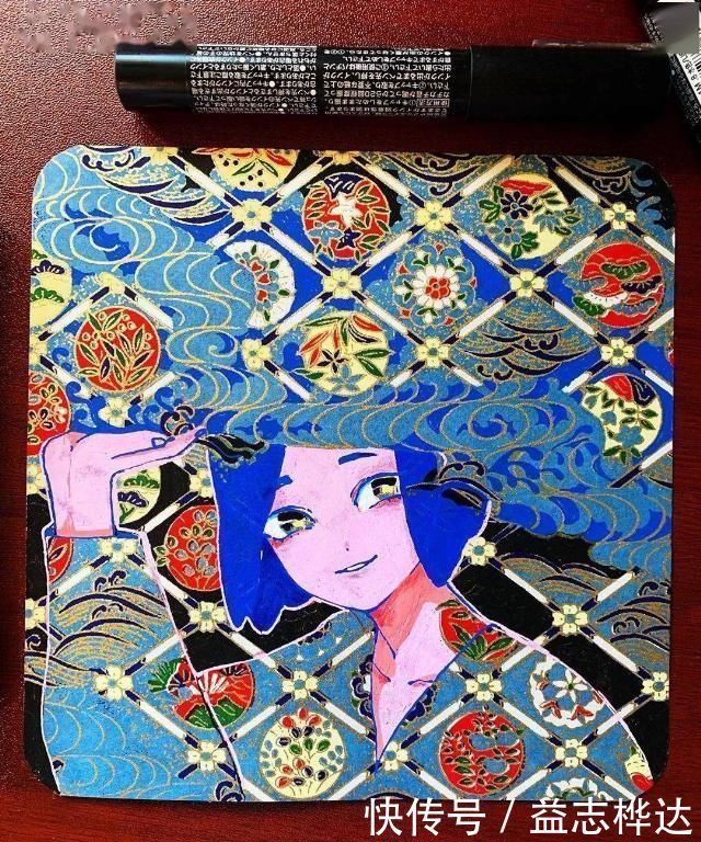 插画$哇马克笔画出水彩般效果,装饰感太强了,简单又漂亮,收藏