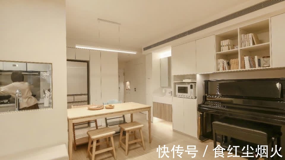 收纳|一家6口挤进56㎡小宅,虽小但布置却井井有条,生活过得十分幸福