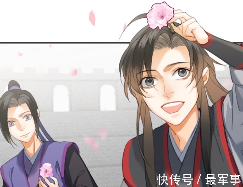 漫画|《魔道祖师》漫画，羡羡秒换装，百凤山“蓝姑娘”来了