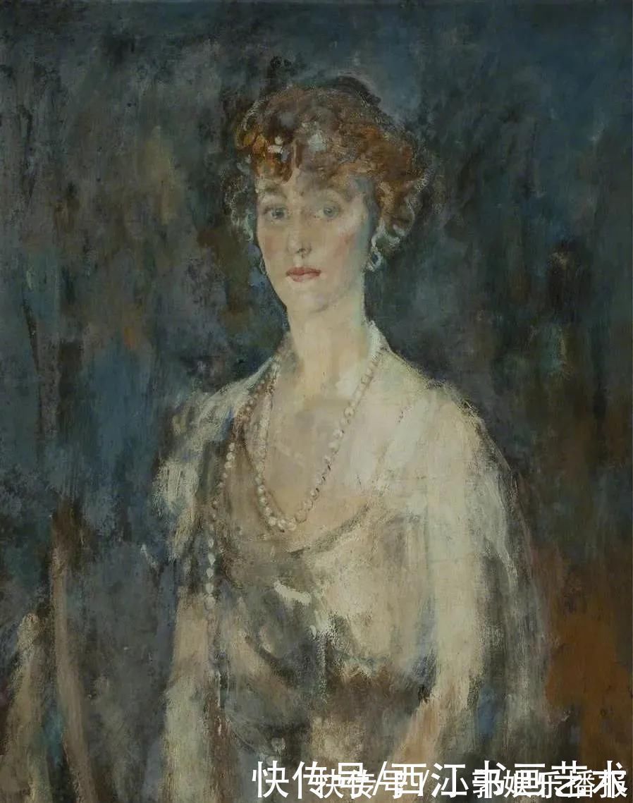 麦克沃伊&有质感的水彩肖像:英国画家亚瑟.麦克沃伊作品选