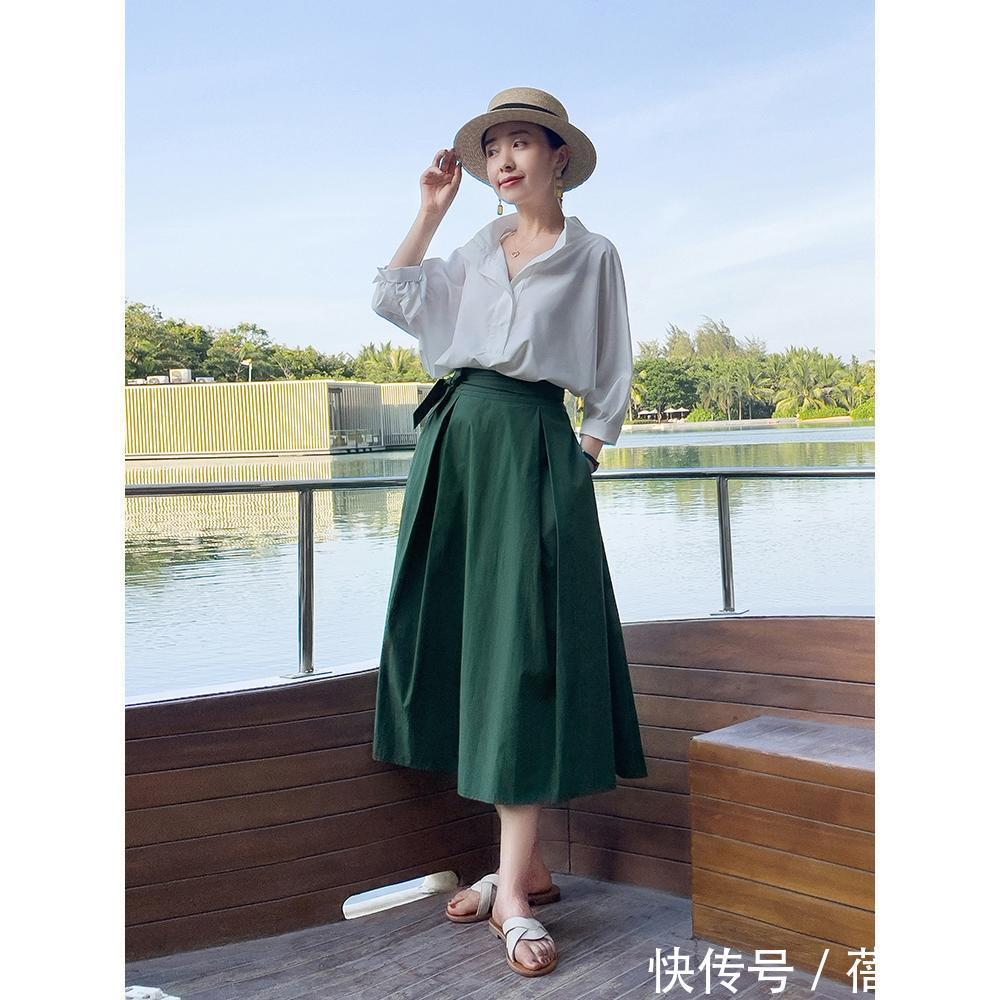 波点|职场女性多备“衬衫”,搭配阔腿裤、九分裤、半身裙,时髦又优雅