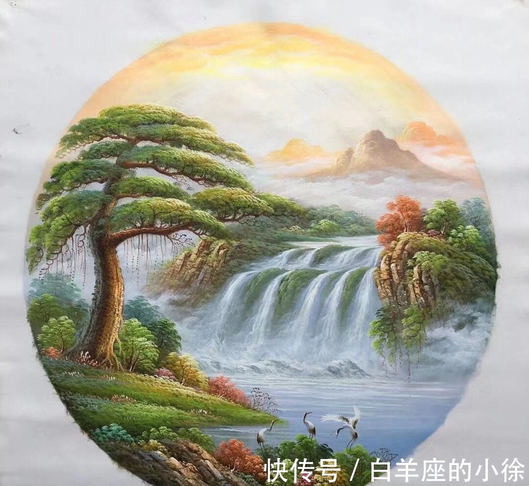 朋友@这是一些来自朋友的作品:山水画九副