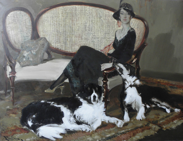 画家@乌克兰画家米哈伊尔的油画,洋溢着丰富的情感!