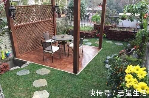 小庭院|晒晒我家40平小庭院,喝茶赏花岁月静好,邻居天天跑来蹭玩