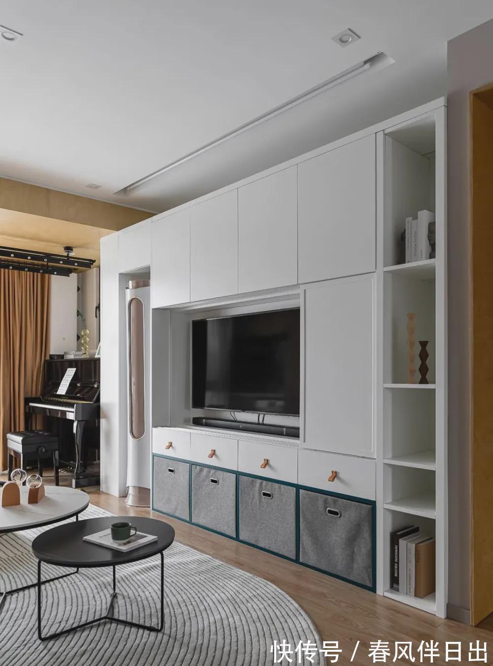 色彩|98平二手房改造,色彩童心满满!趣味温柔时光,体验家的幸福点滴