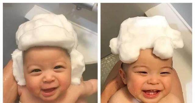 孩子|奶爸为讨老婆开心,每天这样给娃“洗澡”,“萌娃”爆红网络